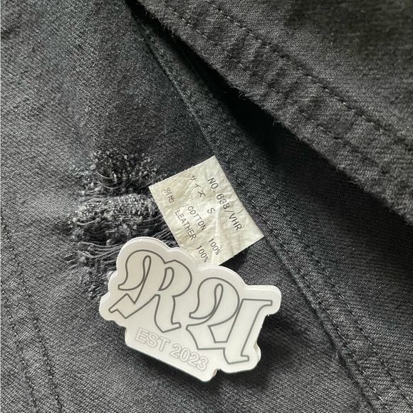 [SOLD] L.G.B (Le Grand Bleu) Jean Jacket With Real Fur - Picture 7 of 9